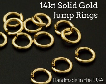 5 Mm Außendurchmesser 3,3 Mm Innendurchmesser Massiv 14k Gelbgold