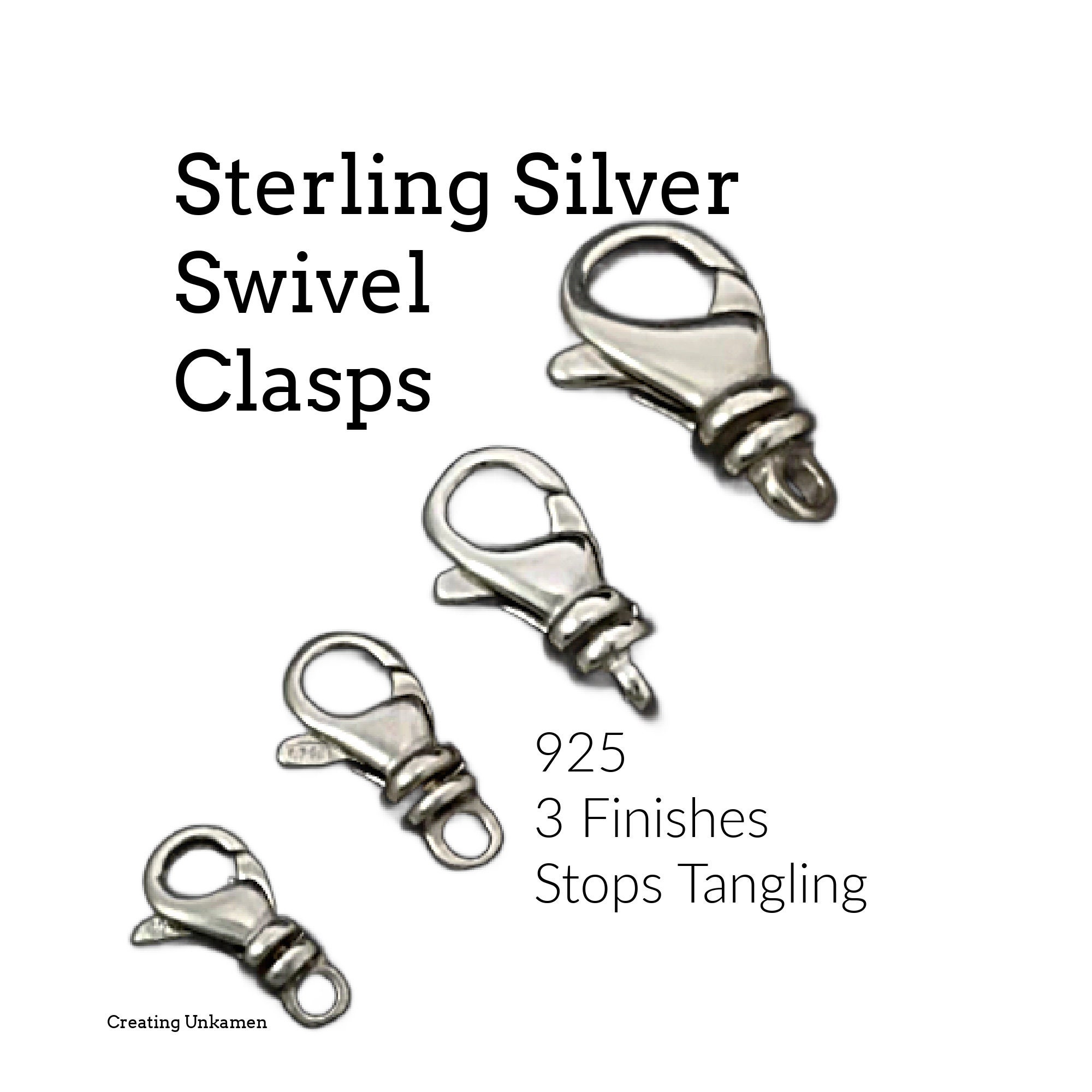 Stainless Steel Triggerless Clip Lobster Clasp - 21mm X 10mm - Sturdy and  Shiny - Best Commercially Made - 100% Guarantee