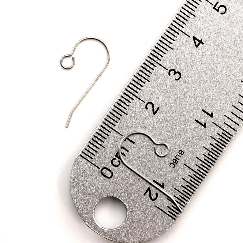 Anodized Titanium Ear Wires with Outside Loop Made in the Etsy
