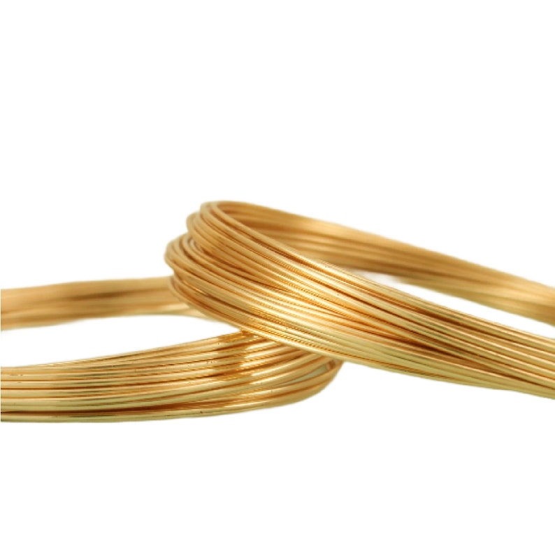 Wire Premium Gold Colored Half Hard Non Tarnish 100% Guarantee 14, 16, 18, 20, 22, 24, 26 gauge image 10