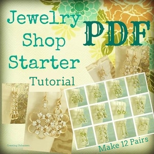 チュートリアル イヤリング 12組 初心者・中級者向け チェーンメイル ジュエリーショップスターターの作成