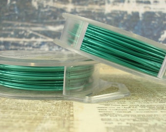 Turquoise Artistic Wire - Permanently Colored - You Pick Gauge 18, 20, 22, 24 – 100% Guarantee