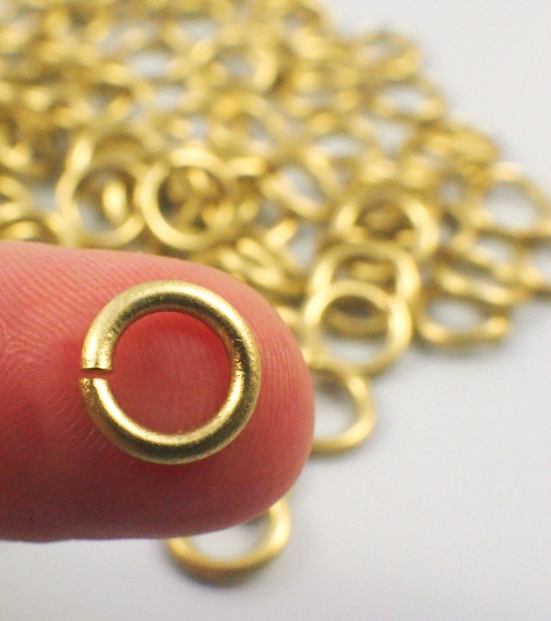 100 Handmade Non Tarnish Brass Jump Rings Your Choice of Etsy