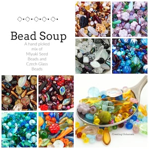 Bead Soups - Handpicked Mixes of Miyuki Seed Beads and Czech Glass Beads