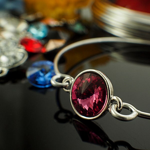 Crystal Bangle Bracelet