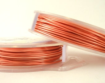 Peach Artistic Wire - Permanently Colored - You Pick Gauge 18, 20, 22, 24, 26- 100% Guarantee