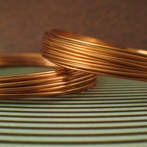 Half Hard Copper Wire - Solid Raw Metal - You Pick Gauge - 100% Guarantee - 16, 18, 19, 20, 22, 24