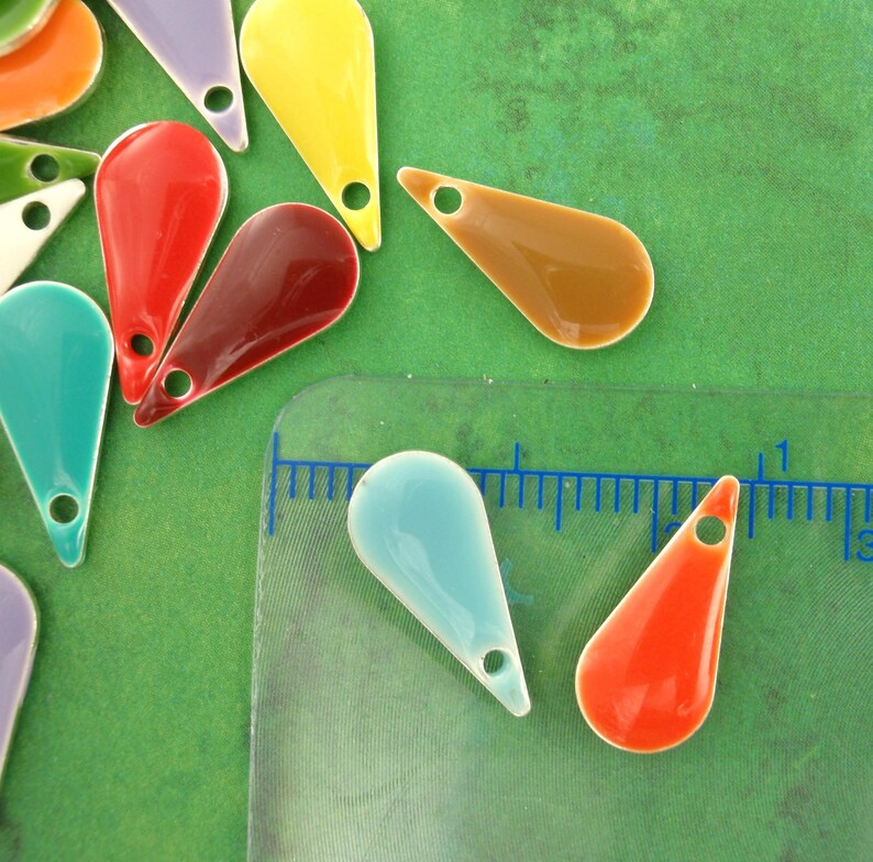 25-15mm x 7mm Colorful Tear Drops 100/% Guaranttee
