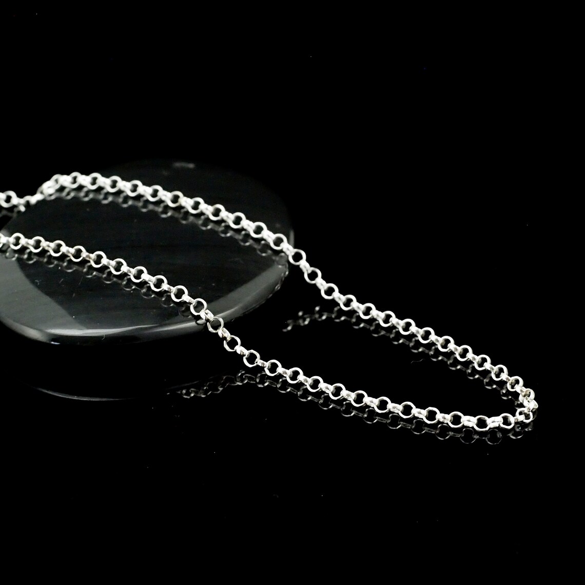 Sterling Silver Chain - Thin Rolo main image 0