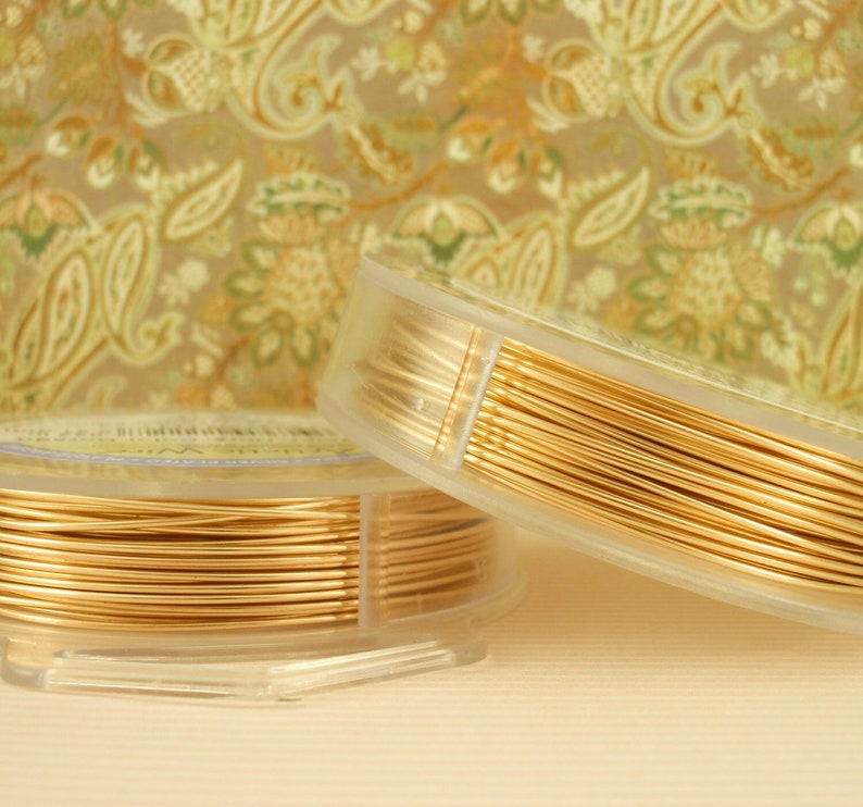 Non Tarnish Gold Color Artistic Wire - You Pick Gauge 10, 12, 14, 16, 18, 20, 22, 24, 26, 28, 30, 32 – 100% Guarantee 