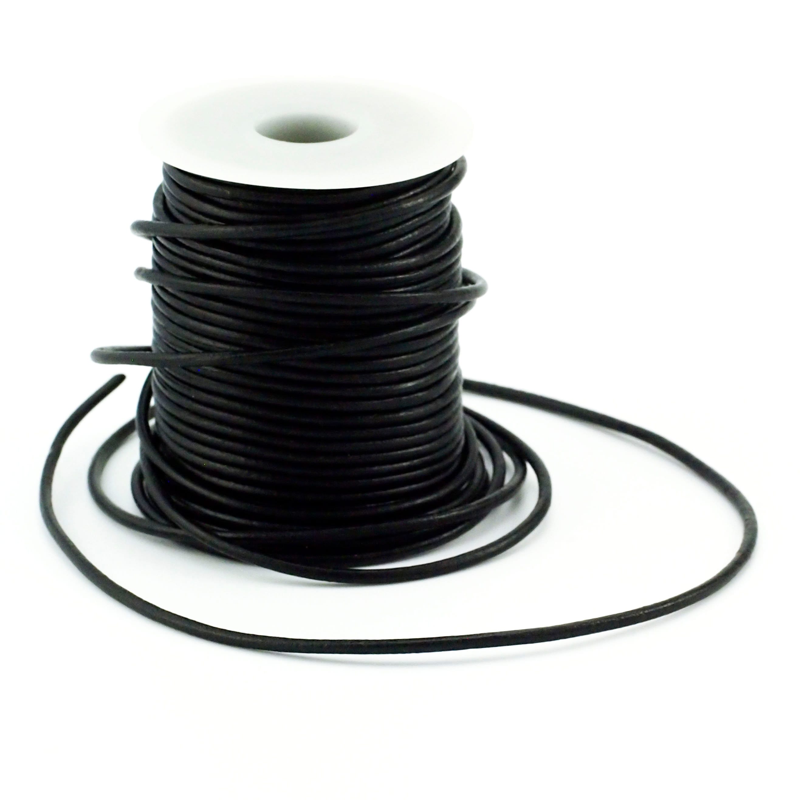 Black Twisted Waxed Cord