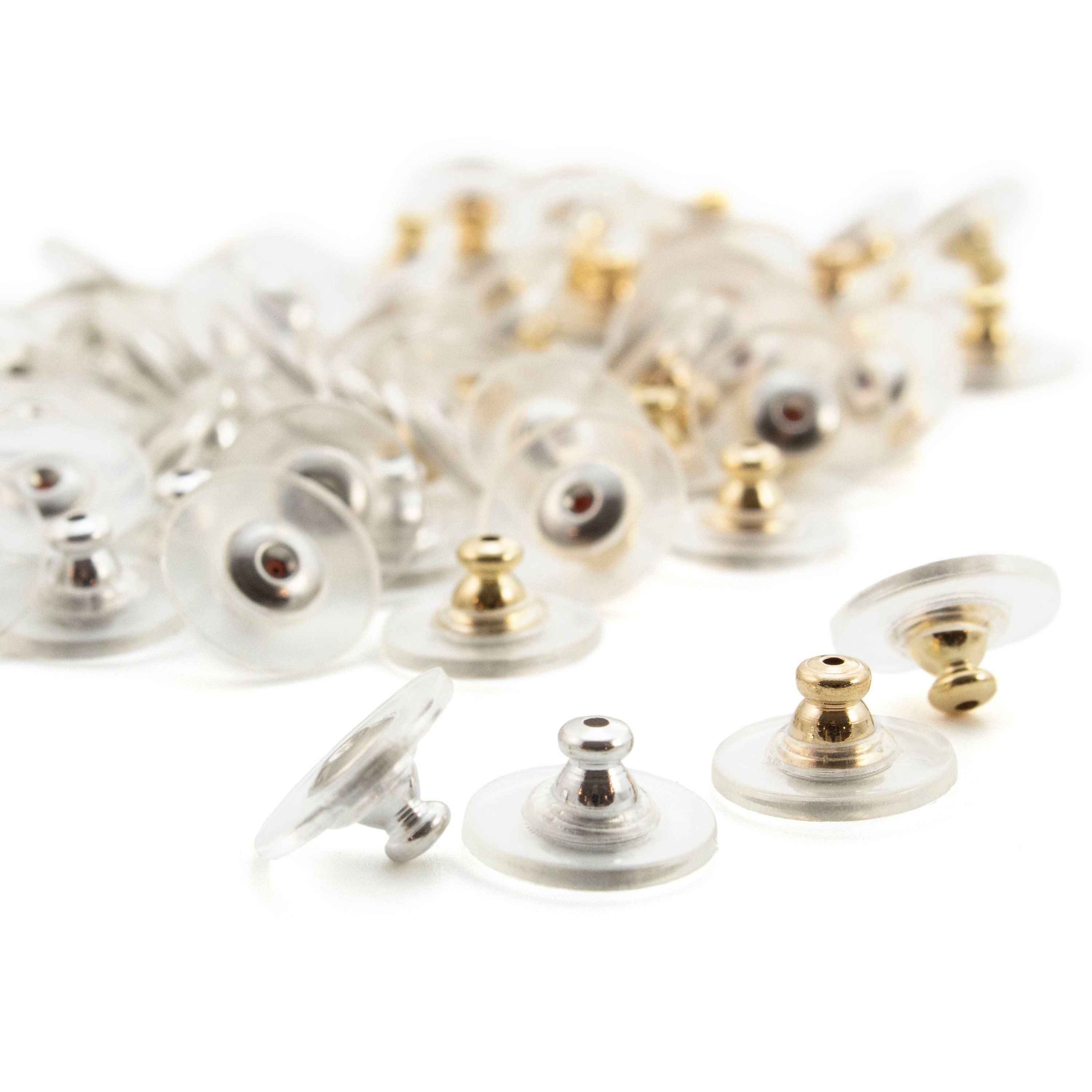 Review of Silicone Sliders - VS Plastic Disc Earring Backs - Calla Gold  Jewelry