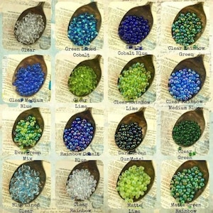 Miyuki Drop Beads Greens and Blues Best Sellers