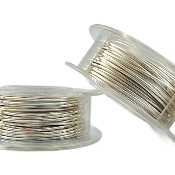 プルメリア Non Tarnish Silver Plated Wire - Large Coil - You Pick Gauge