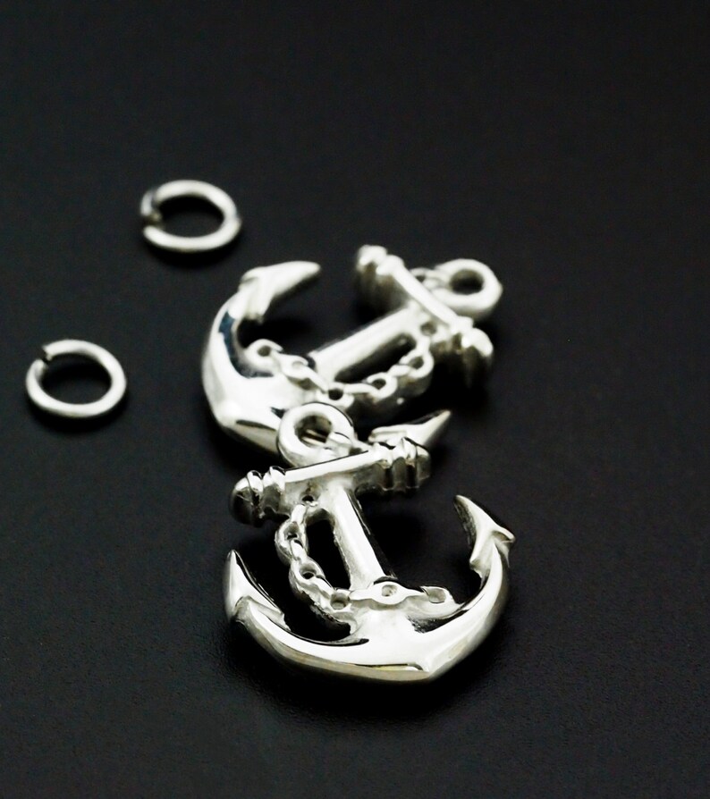 20.5mm x 17mm 100/% Guarantee 1 Stainless Steel Anchor Charm