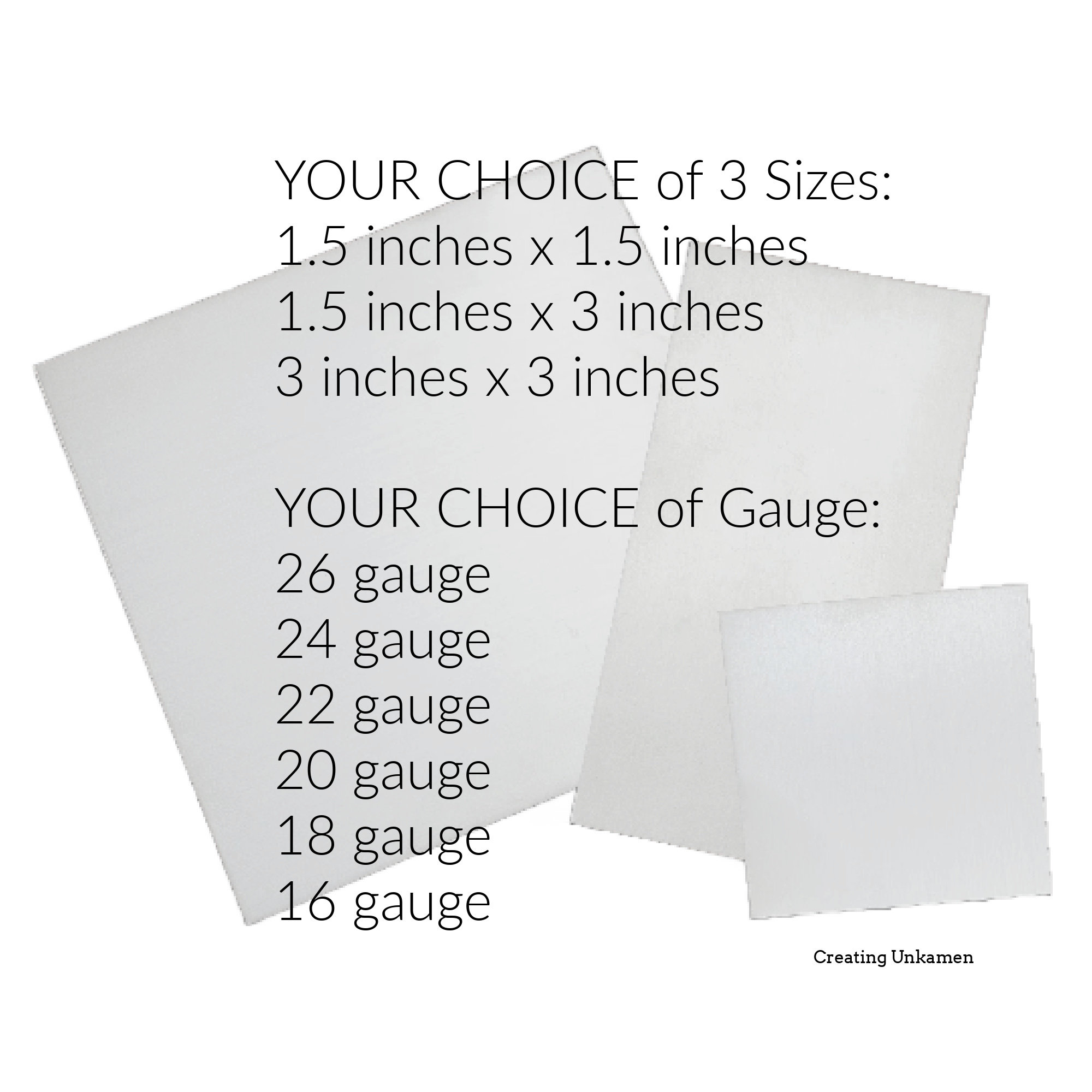 Sterling Silver Sheet - YOU Pick the Size and Gauge - 100% Guarantee