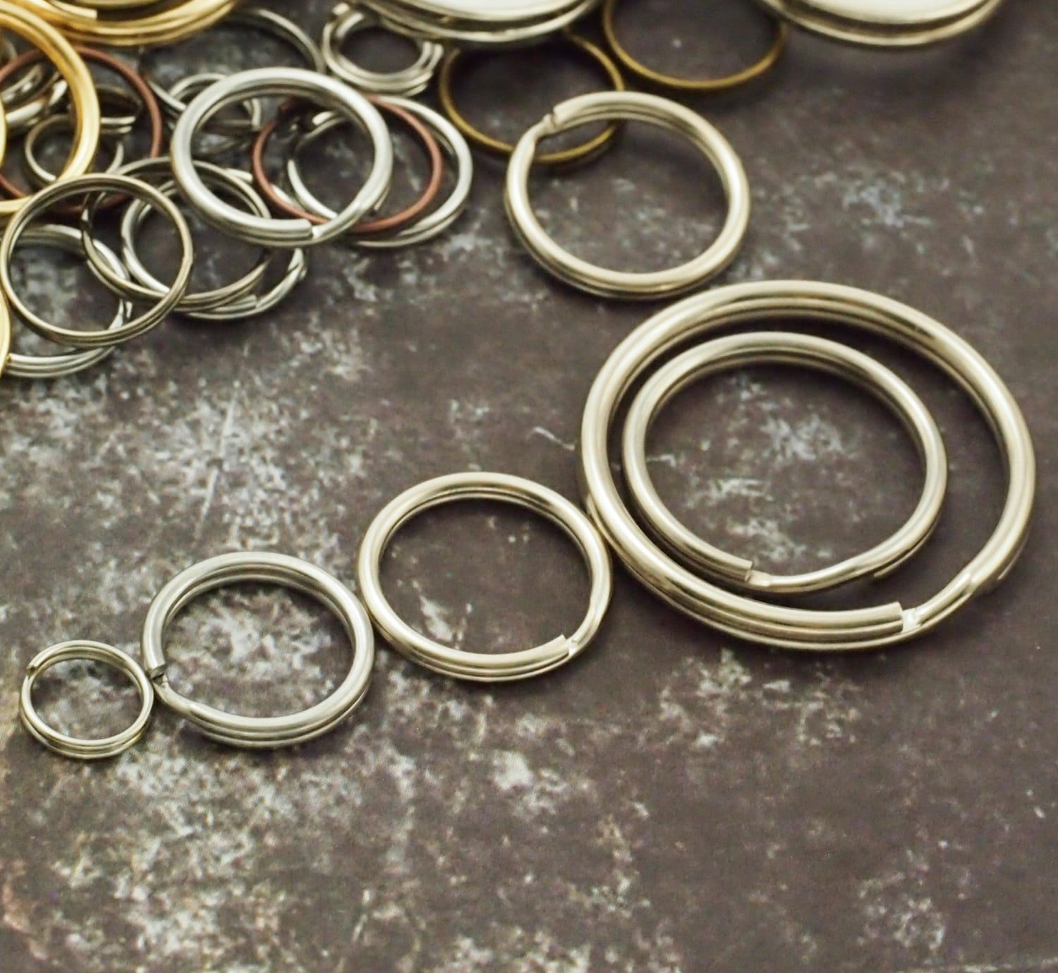 Stainless Steel Split Rings You Pick Size 5mm 6mm 6.5mm Etsy