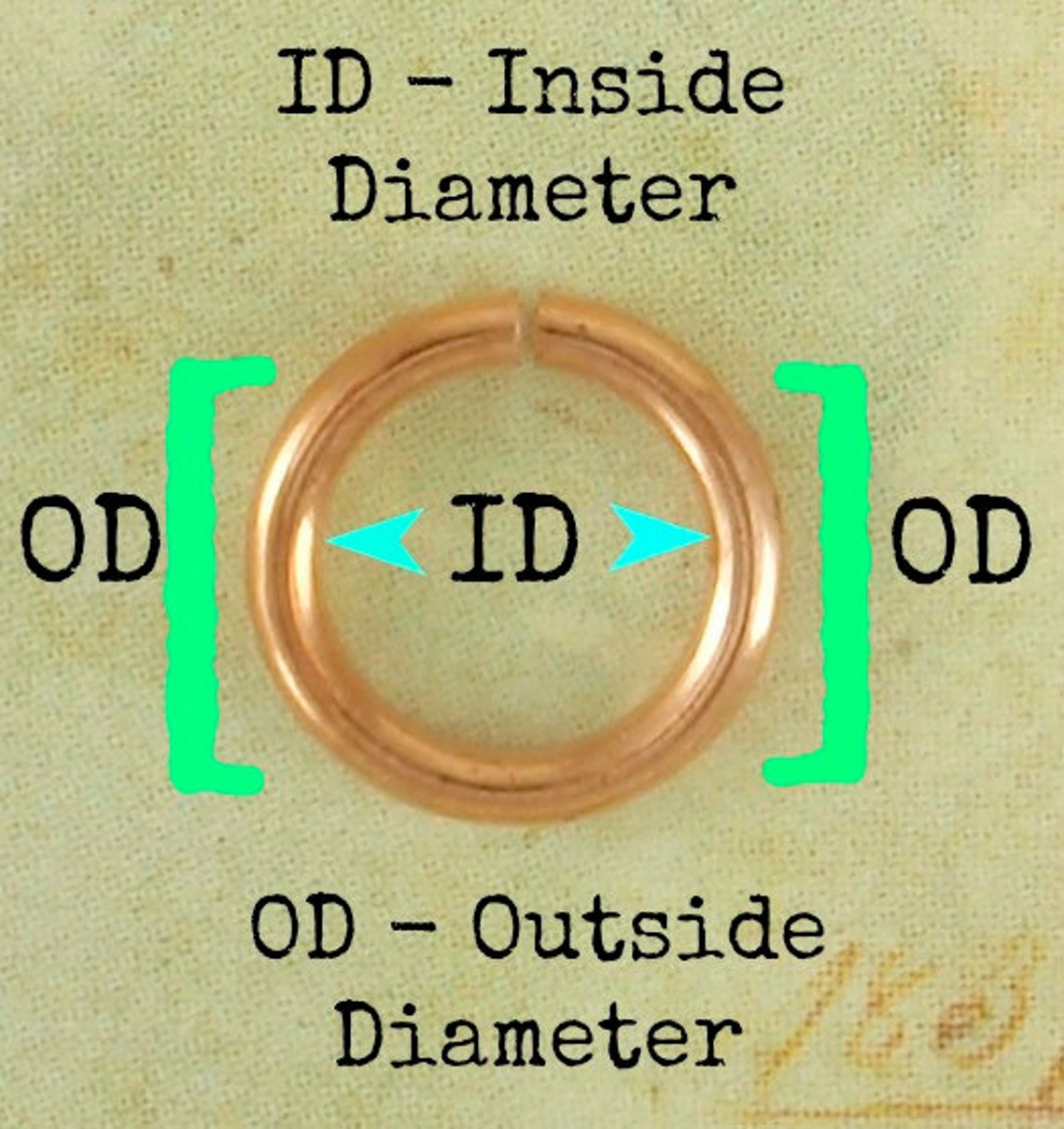 100 Economical Rose Gold Plated Brass Jump Rings Special Etsy