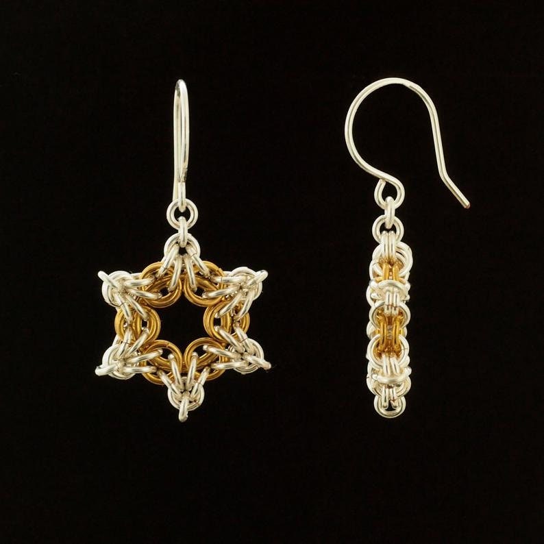 Star Bright Tutorial - Chainmaille Jewelry PDF Intermediate Pendant or ...