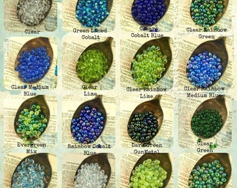 Best Sellers Miyuki Drop Beads in Green and Blue