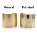 Bangle Cuff Bases in Rich Low Brass - 7 Sizes to Choose From 6.25mm - 75mm 