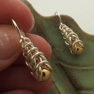 Intermediate Chainmaille Earring Kit Graduated Box Weave Inca Puno image 9