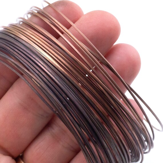 12 Gauge, 99.9% Pure Copper Wire (Round) Dead Soft CDA #110 Made in USA -  5FT by CRAFT WIRE