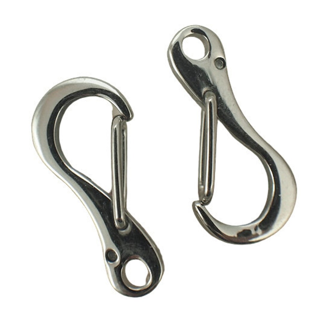 Stainless Steel Triggerless Clip Lobster Clasp 21mm X 10mm Sturdy and Shiny Best Commercially