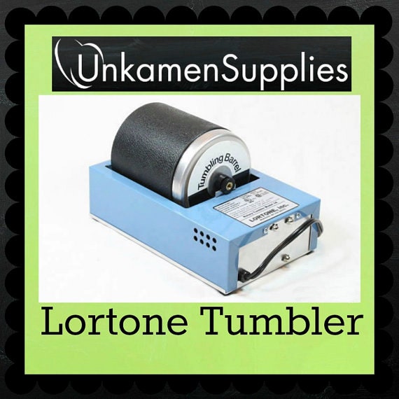 Lortone 3A Rotary Rock Tumbler & 6 Lbs Thumlers Rock Polishing