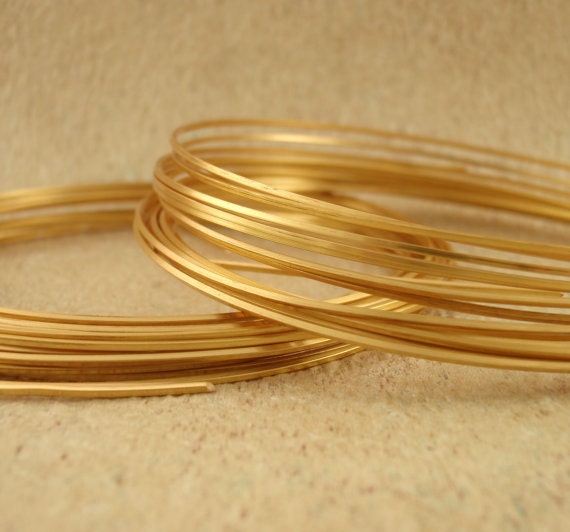 Athenacast Jeweler's Wire 28 Gauge Round - Non-Tarnish Gold 45 Feet