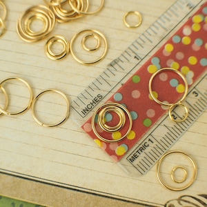 100 Gold Plated Jump Rings 16, 18, 20, 22 Gauge Best Commercially Made 4mm, 5mm, 6mm, 7mm, 8mm, 9mm, 10mm, 12mm 100 % Guarantee image 2