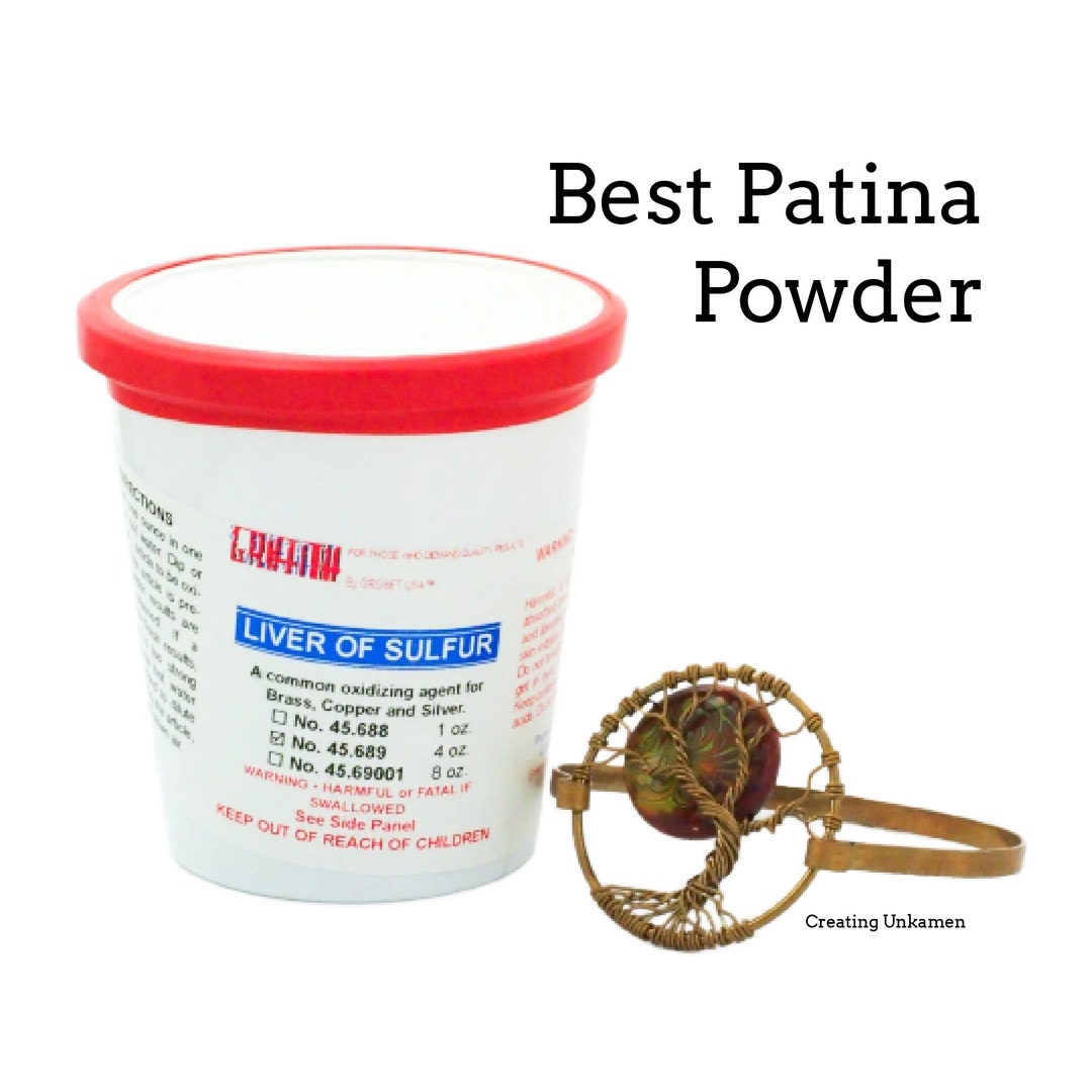 Best Patina Powder Liver of Sulfur - Oxidize Brass, Bronze, Copper ...