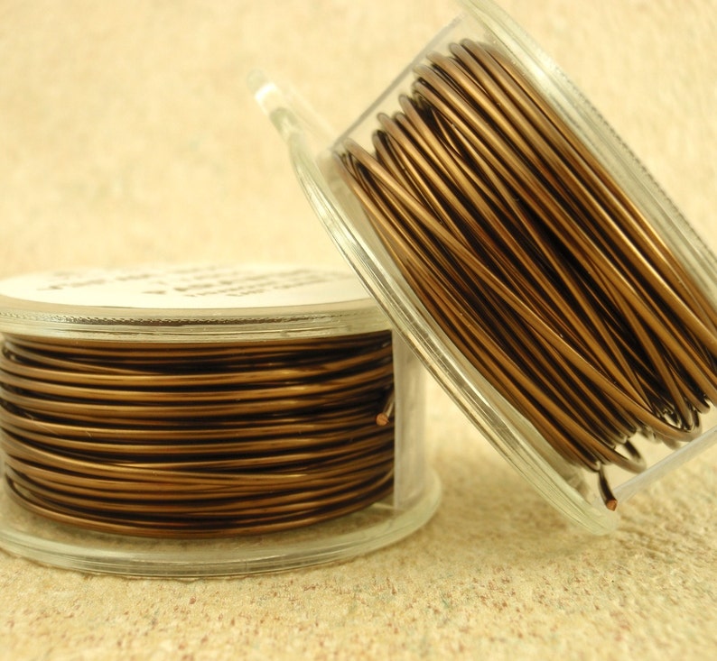 Vintage Bronze Wire  - Enameled Coated Copper - 100% Guarantee - YOU Pick the Gauge 16, 18, 20, 21, 22, 24, 26, 28, 30, 32 