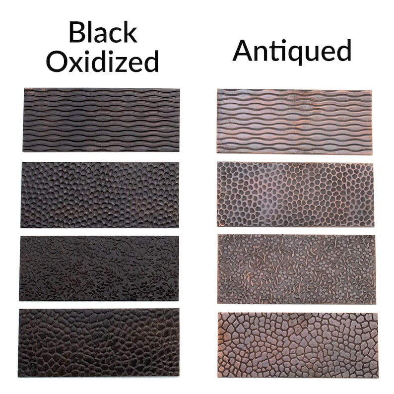 Raw Copper Pattern Flat Sheet Metal 24 Gauge Sheets You Etsy
