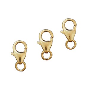 Lobster Clasp 1 - 14kt Gold Filled Teardrop 10mm, 13mm, 15mm - 100% Guarantee - Made in Italy image 10