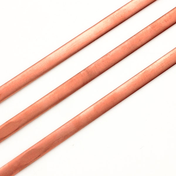 Solid Copper Bracelet Cuff Blank in 6 Sizes in 14 gauge