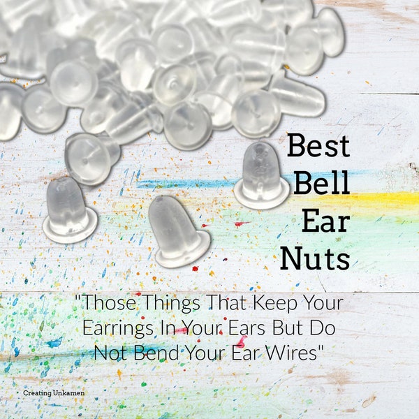 I migliori dadi per le orecchie - Ciambelle a forma di campana - Supporti per orecchini - Quelle cose che tengono gli orecchini nelle orecchie ma non piegano i fili dell'orecchio