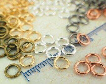 100 Gold Plated Jump Rings - 16, 18, 20, 22 Gauge - Best Commercially –  Creating Unkamen