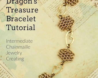 Tutorial Chainmaille Bracelet Dragons Treasure Intermediate Jewelry Creating
