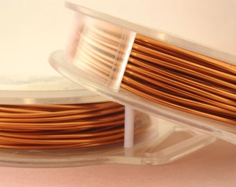 Non Tarnish Copper Artistic Wire - Permanently Colored - You Pick Gauge 10, 12, 14, 16, 18, 20, 22, 24, 26, 28, 30, 32, 34 – 100% Guarantee