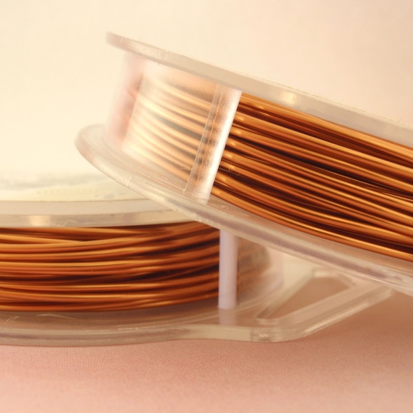 Non Tarnish Copper Artistic Wire - Permanently Colored - You Pick Gauge 10, 12, 14, 16, 18, 20, 22, 24, 26, 28, 30, 32, 34 – 100% Guarantee