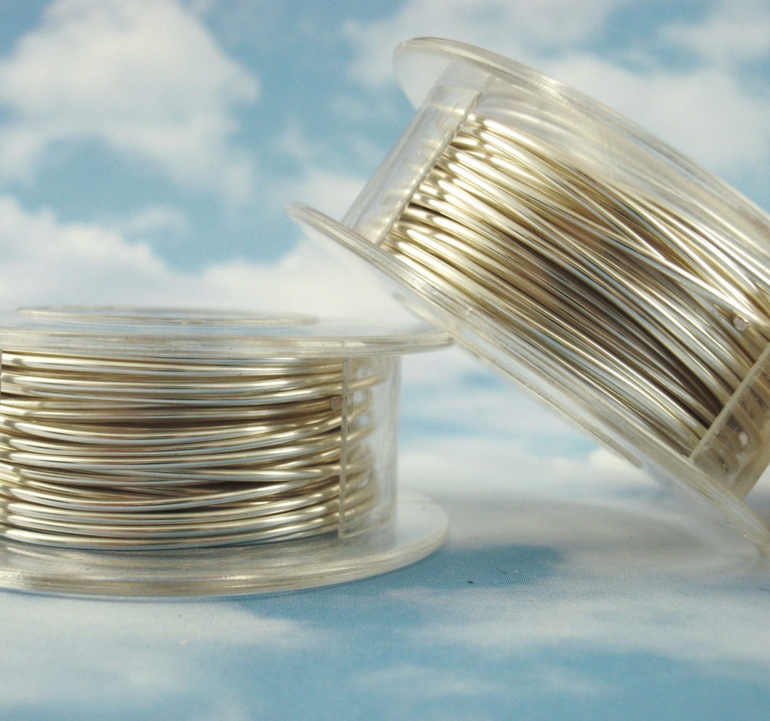 The Beadsmith Half-Round Craft Wire - Wire Elements - Medium Temper - 21  Gauge, 7 Yard Coil - Vintage Bronze Color - Beading Wire Used for Jewelry  Making, Wire Wrapping, and Other