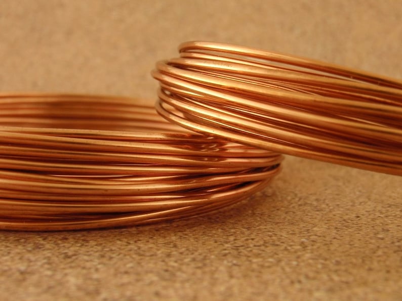 Solid Copper Wire Dead Soft 100 Guarantee You Pick Gauge Etsy