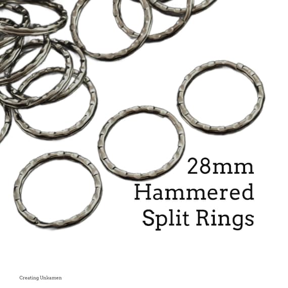 50 Pièces En Vrac à Anneaux Bagues, Anneaux En Métal Pour