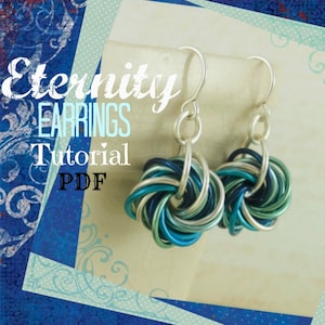 Eternity Chainmaille Beginners Earring Tutorial - No Tools Required
