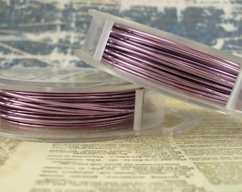 Lavender Artistic Wire - Permanently Colored - You Pick Gauge 18, 20, 22, 24, 26, 28 – 100% Guarantee