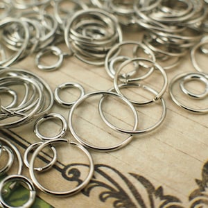 Clearance Sale Bright Silver Jump Rings Best Commercially Made 22, 20 or 18 gauge