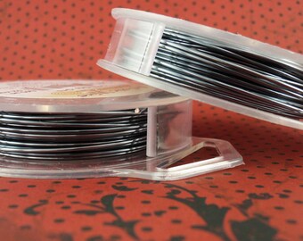 Grauer Künstlerdraht - dauerhaft gefärbt - 18, 20, 22, 24, 26, 28 Gauge - 100% Garantie