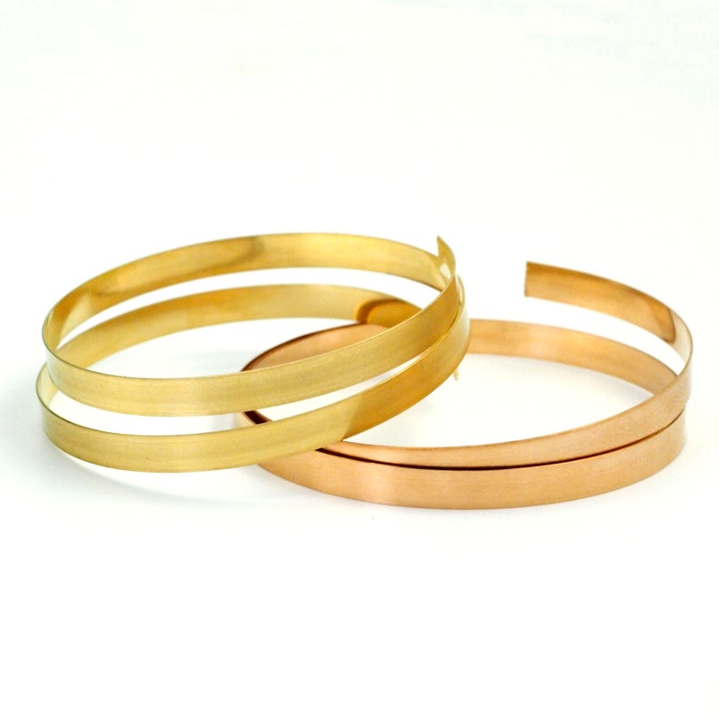 Flat Bronze and Brass Strip Wire By the Foot in 24, 25 and 28 Gauge 100% Guarantee image 1