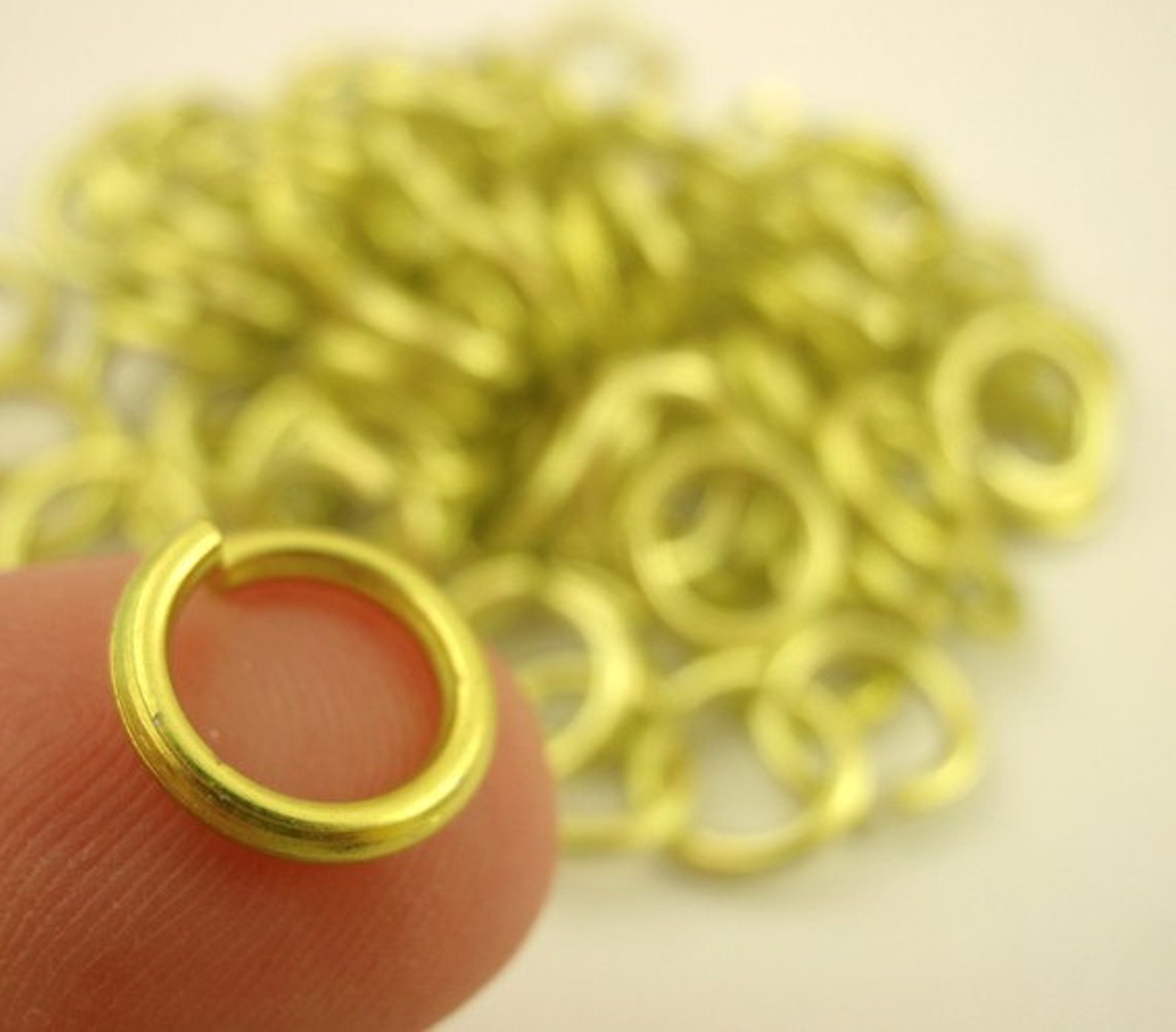 Aluminum Jump Rings 14 Gauge 10mm OD Economical 14 Colors Etsy